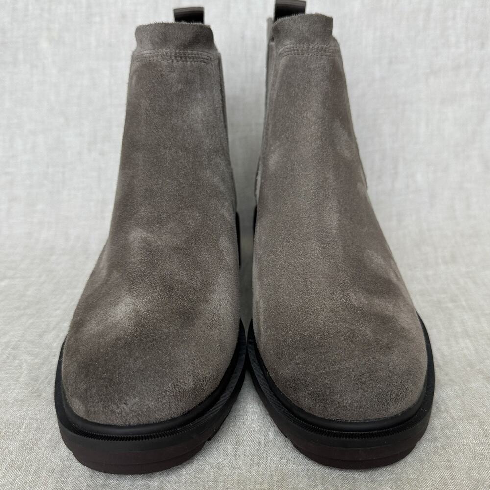 [WOMEN 7] Timberland Brimfield Mid Chelsea WATERPROOF Brown Suede Chunky Sole - Picture 6 of 12